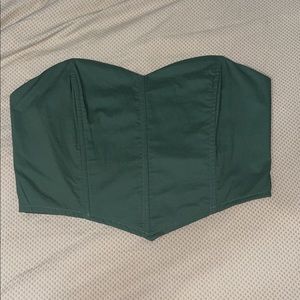 Pacsun corset crop tube top